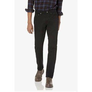 Men's Straight-Fit Stretch Jeans, Black, 30Wx30L‎